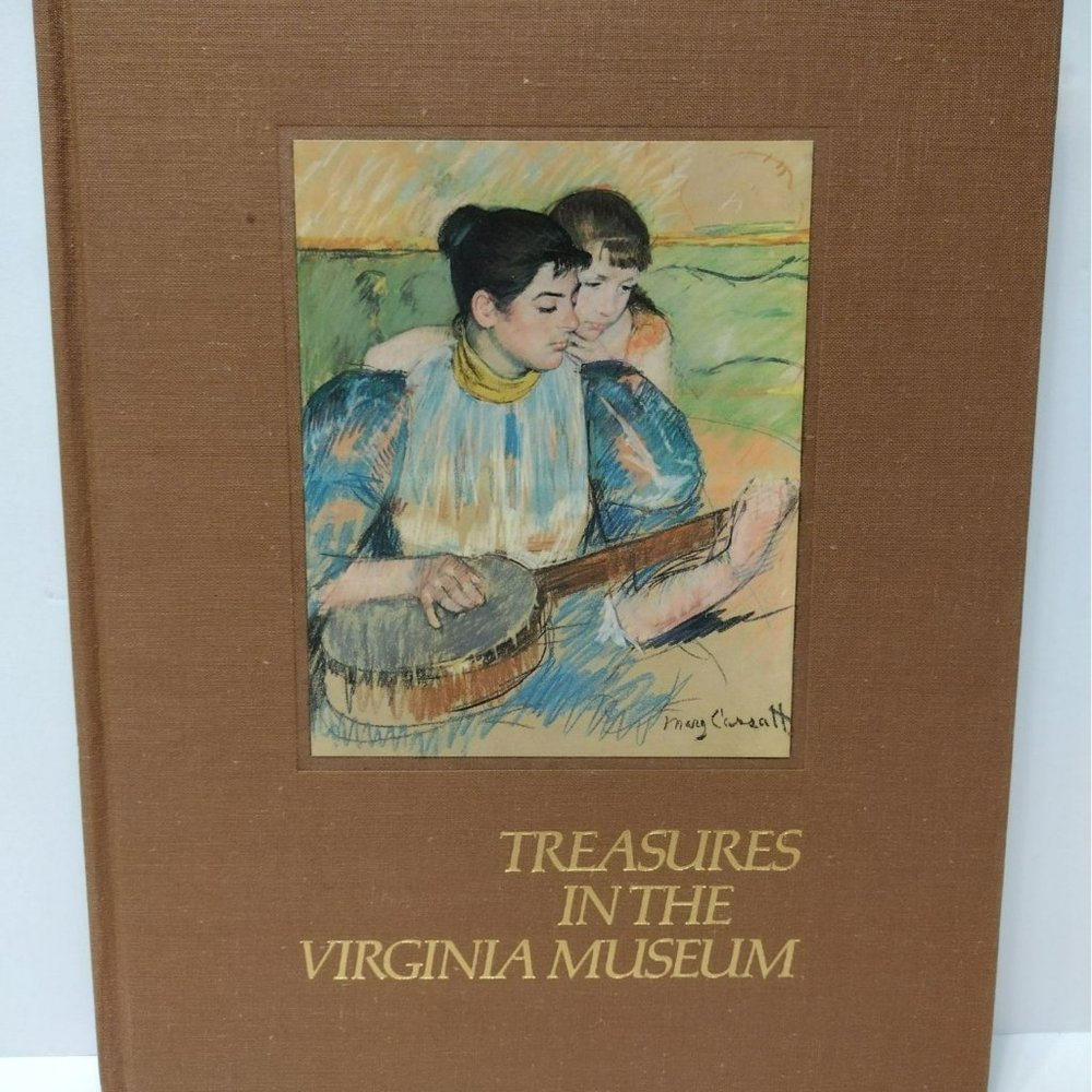 Art Book, Treasures in the Virginia Museum, 1974 Hardcover Coffee Table book EUC